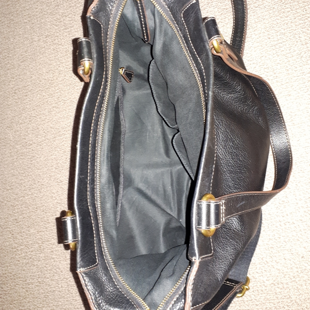 FOSSIL LEATHER BRIEFCASE - Picture 4 of 6